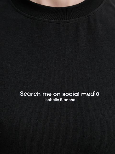 ISABELLE BLANCHE t-shirt damski kolor czarny IS25SS-T153-T013