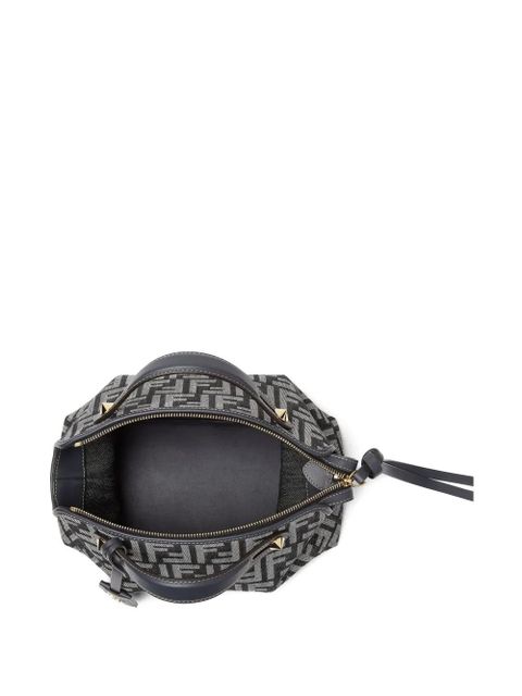 FENDI medium By The Way Soft FF jacquard tote bag - Blue