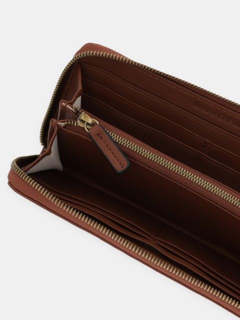 Marc O'Polo portfel skórzany damski kolor brązowy 5000007852