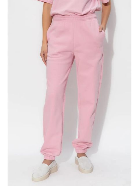 ROTATE BIRGER CHRISTENSEN logo-embroidered track pants - Pink