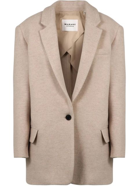 MARANT ÉTOILE single-breasted blazer - Neutrals - zdjęcie produktu nr 1