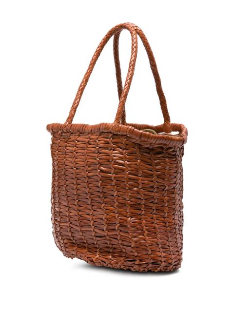 DRAGON DIFFUSION leather bucket bag - Brown