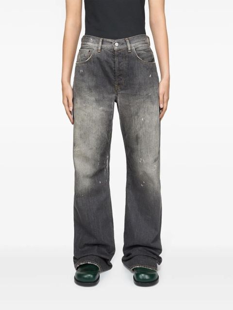 Acne Studios faded loose jeans - Black