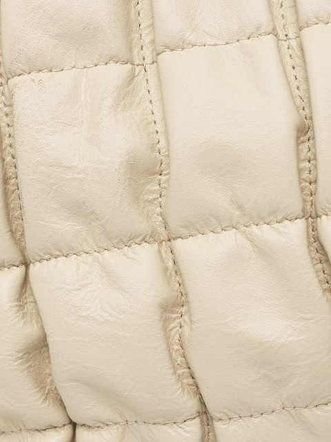 Answear.LAB torebka skórzana kolor beżowy