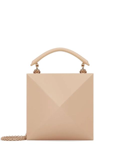 Valentino Garavani geometric clutch bag - Neutrals