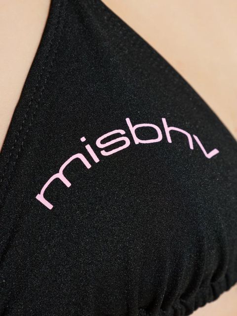 MISBHV logo-detail bikini top - Black - zdjęcie produktu nr 2