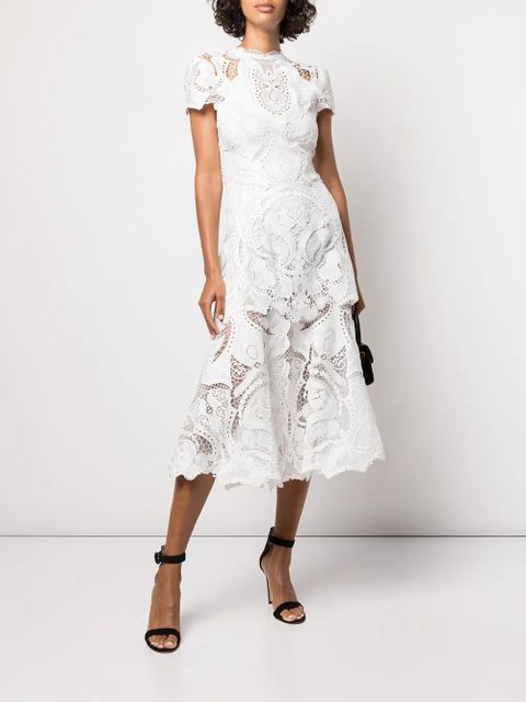 Simkhai cut out-detail midi dress - White