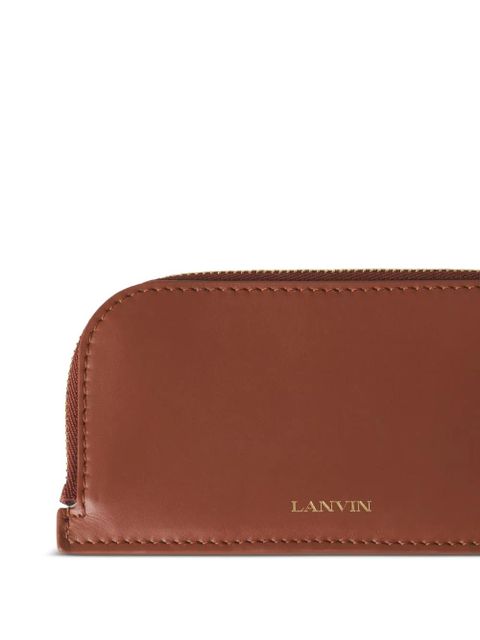 Lanvin zip-around leather wallet - Brown