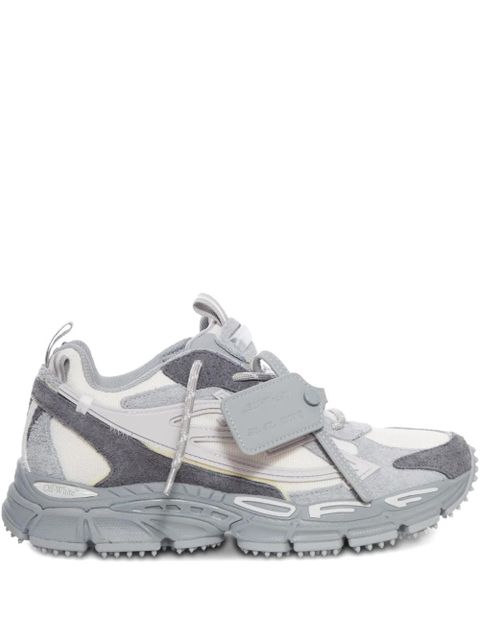Off-White leather sneakers - Grey - zdjęcie produktu nr 1