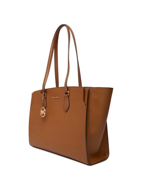 Michael Kors Becca logo-charm tote - Brown