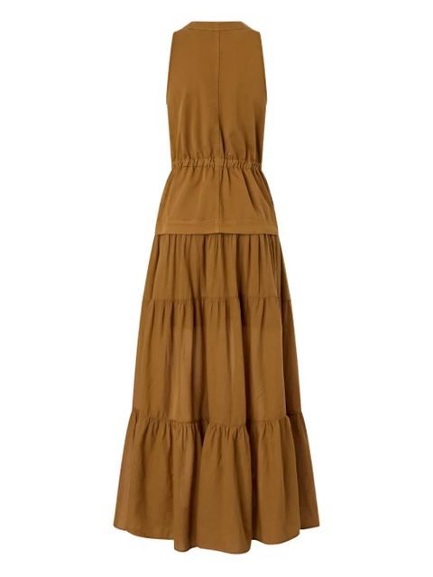 PINKO lace-up sleeveless dress - Brown - zdjęcie produktu nr 2