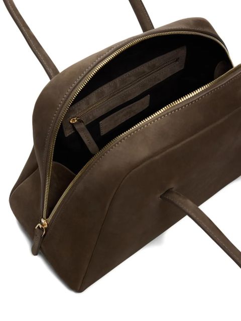 LouLou de Saison Brahms zip leather brahms bowling Bag - Brown - zdjęcie produktu nr 1