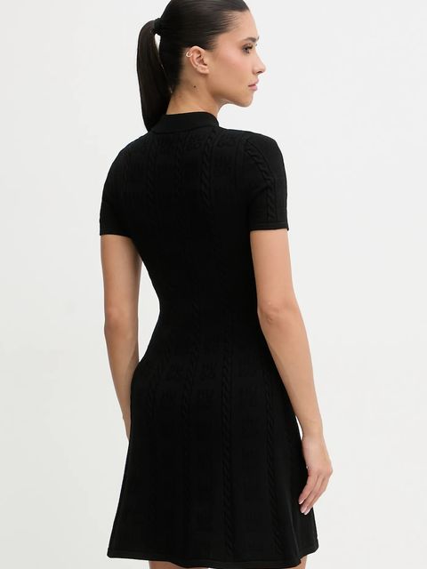 HUGO sukienka kolor czarny mini dopasowana 50554080