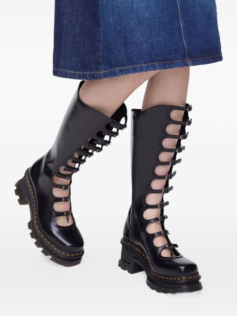Marc Jacobs buckle-detail cut-out boots - Black