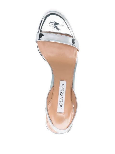 Aquazzura So Nude 85mm sandals - Silver