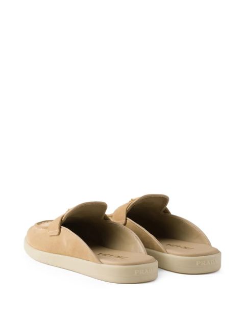 Prada suede mules - Neutrals