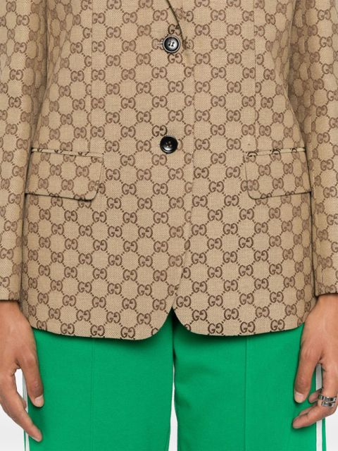 Gucci GG canvas single-breasted blazer - Neutrals