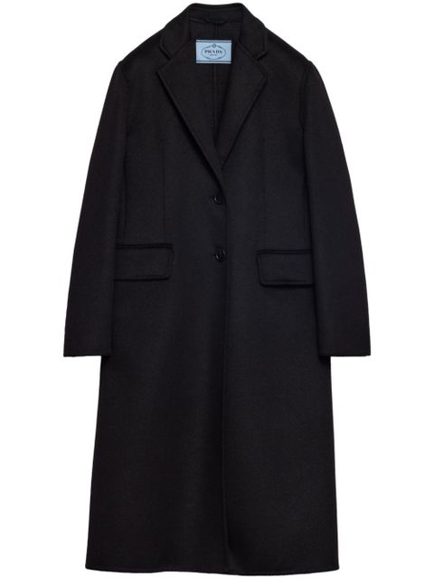 Prada single-breasted coat - Black - zdjęcie produktu nr 1