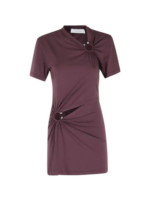 Rabanne cutout-ring mini dress - Purple - zdjęcie produktu nr 1