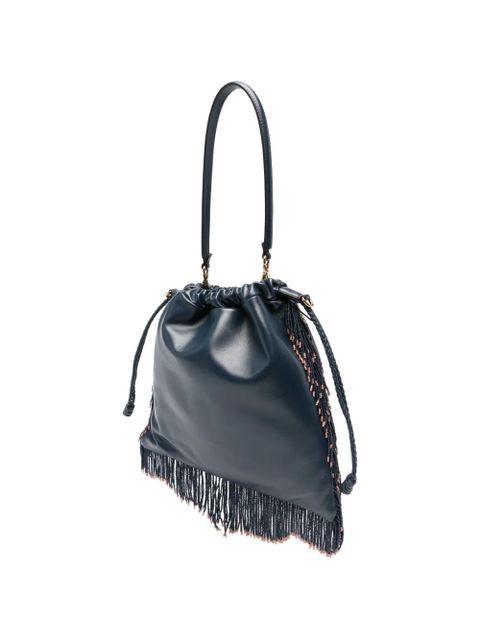 ETRO medium Kalispera beaded bucket bag - Blue