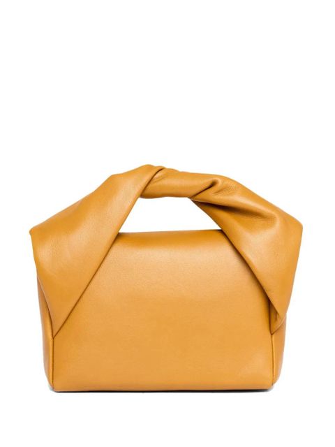 JW Anderson small Twister leather tote bag - Brown - zdjęcie produktu nr 2