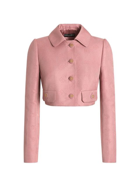 Dolce & Gabbana DNA monogram-jacquard jacket - Pink - zdjęcie produktu nr 1