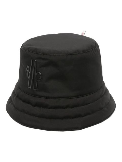 Moncler Grenoble logo-patch Gore-Tex bucket hat - Black - zdjęcie produktu nr 1