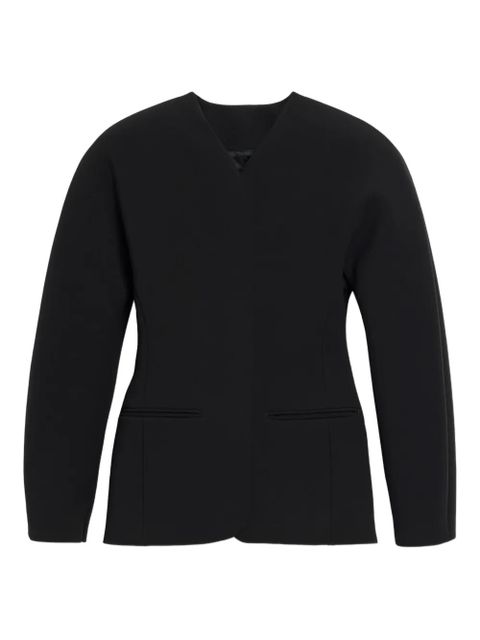 Jacquemus The Ovalo fitted jacket - Black - zdjęcie produktu nr 1