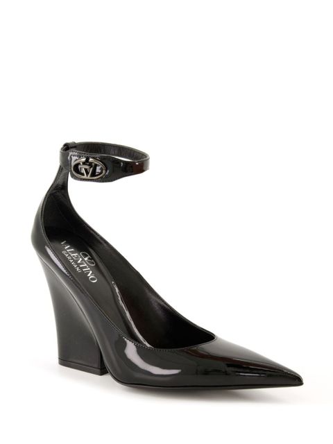 Valentino Garavani 105mm ankle-strap pumps - Black