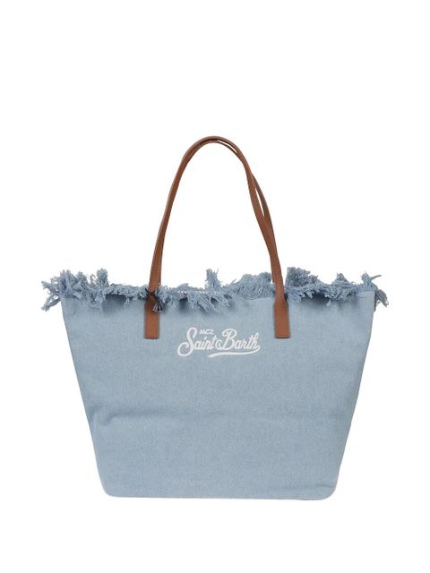 MC2 Saint Barth fringed tote bag - Blue - zdjęcie produktu nr 2