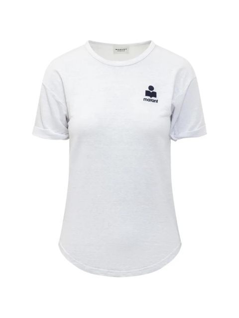 MARANT ÉTOILE logo T-shirt - White - zdjęcie produktu nr 1