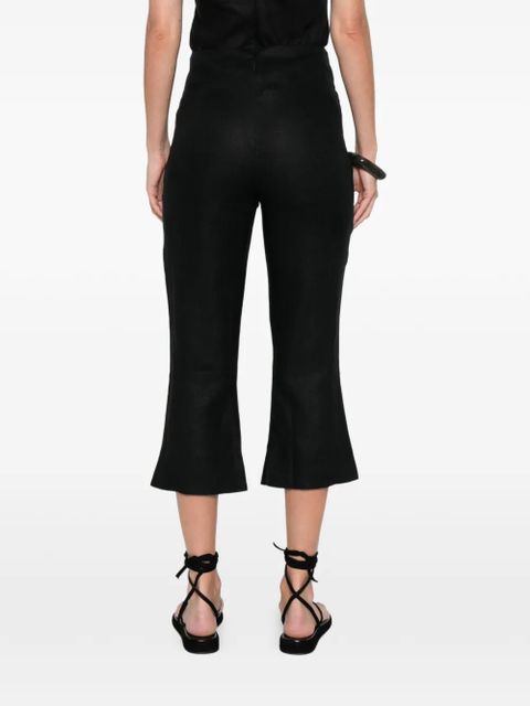 Faithfull the Brand Valeria linen trousers - Black