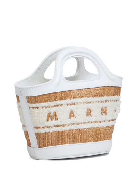 Marni interwoven tote bag - Neutrals
