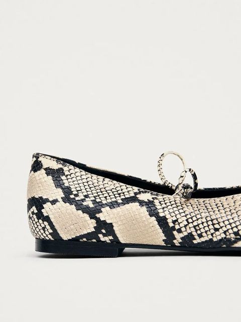 Alohas baleriny skórzane Sway