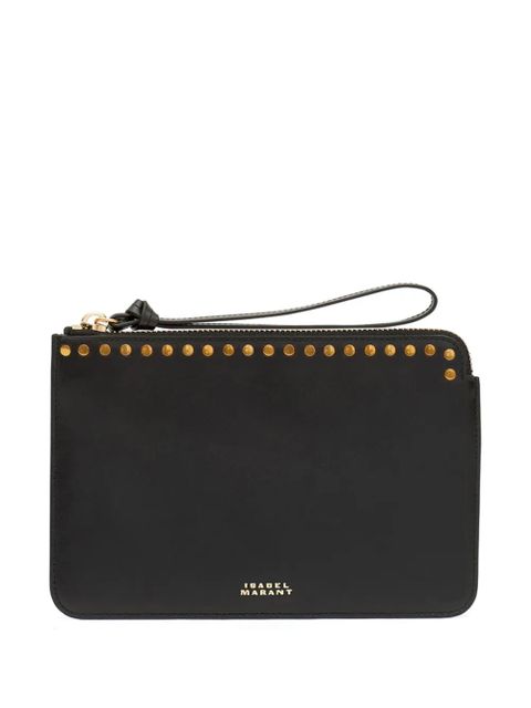 ISABEL MARANT Flat clutch bag - Black - zdjęcie produktu nr 1