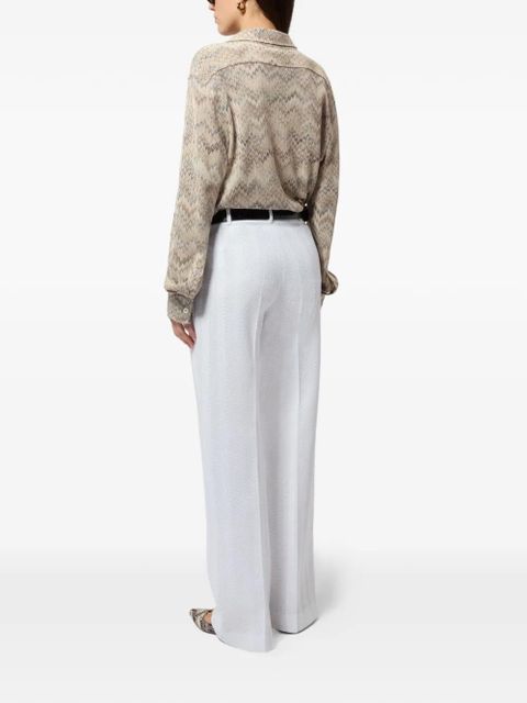 Missoni chevron trousers - White