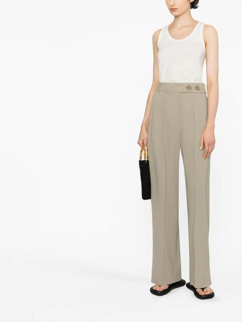 Jil Sander logo-print cotton tank top - White - zdjęcie produktu nr 2