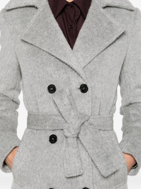 Missoni double-breasted belted coat - Grey