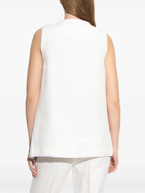 ETRO button-fastening waistcoat - White