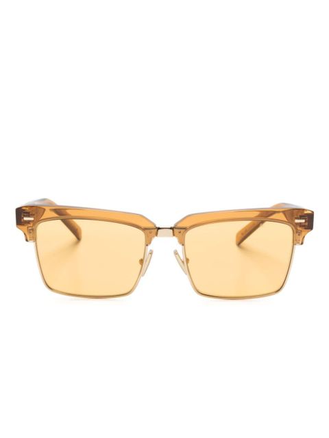 Miu Miu Eyewear MU10ZS rectangle-frame sunglasses - Orange - zdjęcie produktu nr 1