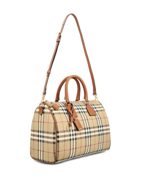 Burberry checked cross-body bag - Neutrals