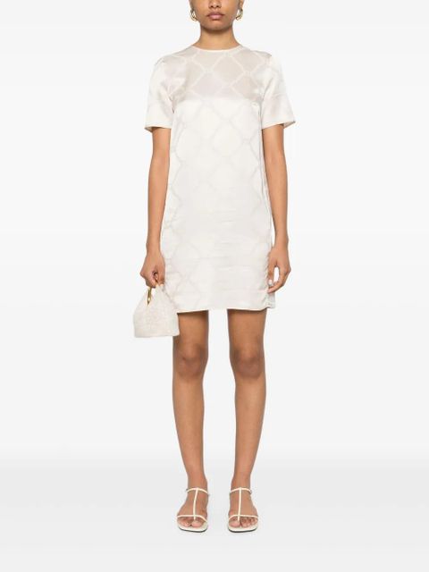 TWINSET logo-plaque mini dress - Neutrals - zdjęcie produktu nr 2