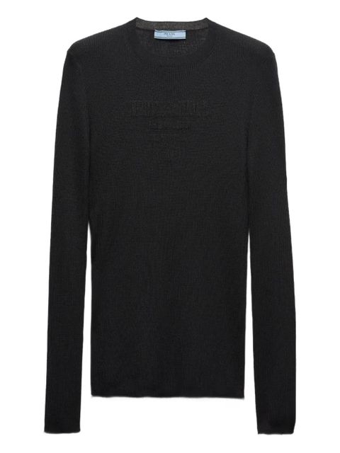 Prada crew-neck sweater - Black - zdjęcie produktu nr 1