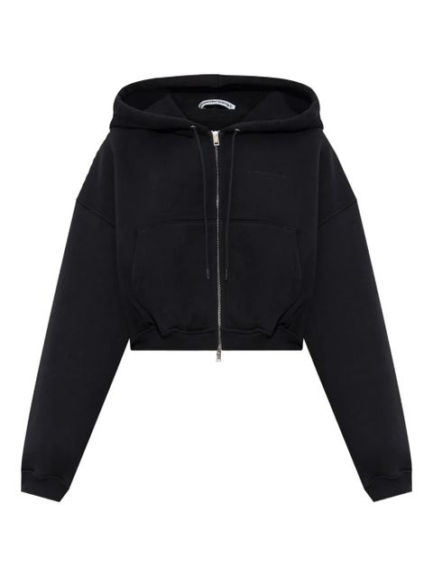 Alexander Wang zip-up hooded sweater - Black - zdjęcie produktu nr 1