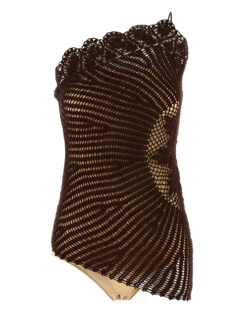 Magda Butrym crochet top - Brown - zdjęcie produktu nr 1