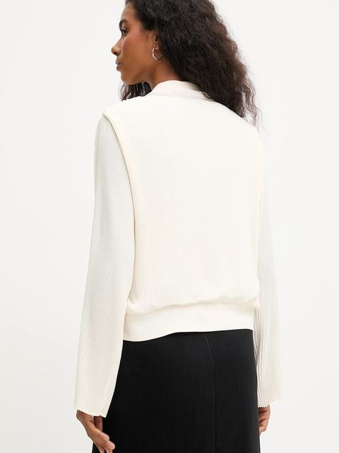 Answear.LAB bluzka damska kolor beżowy gładka