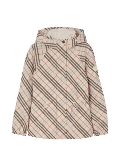 Burberry reversible Check hooded jacket - Neutrals - zdjęcie produktu nr 1