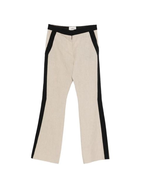 Coperni contrasting-trim trousers - Neutrals - zdjęcie produktu nr 1