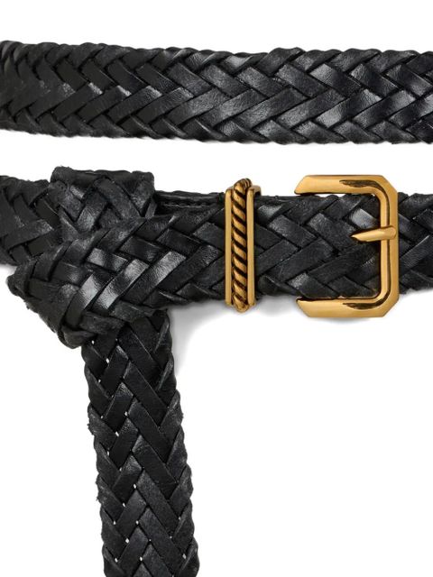 ETRO woven double-wrap belt - Black