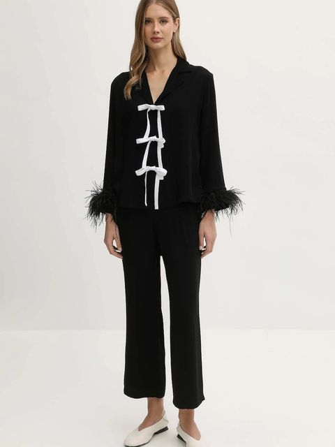 The Sleeper komplet damski kolor czarny BWSP02P102F - zdjęcie produktu nr 1